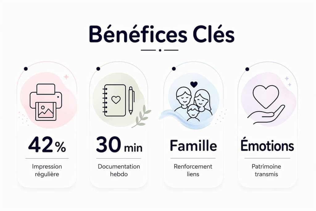 Découvrez en image tous les avantages à conserver une documentation familiale bien organisée.
