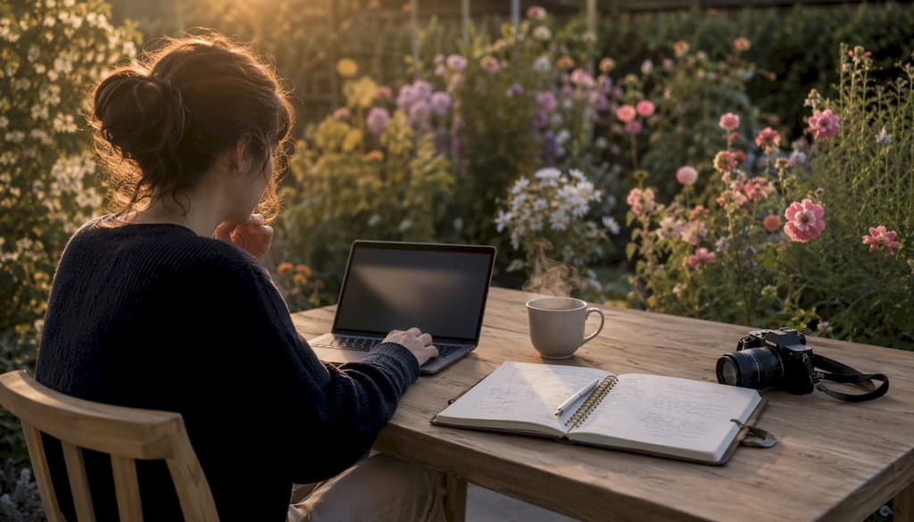 Un espace de travail pensé pour organiser efficacement son journal intime numérique