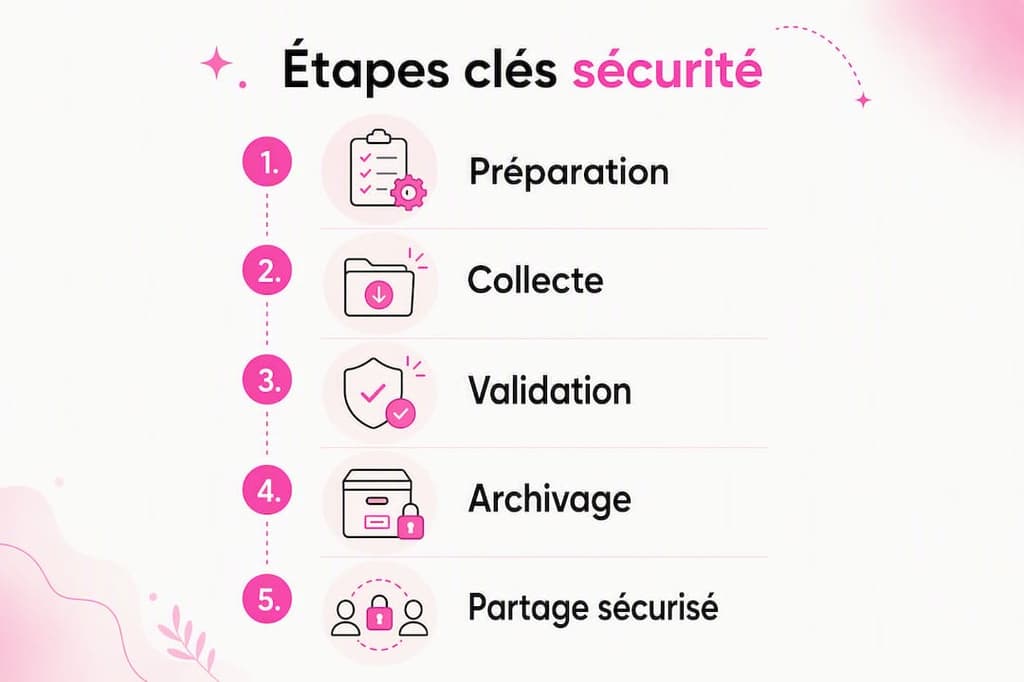 Les étapes clés pour partager une vidéo en toute sécurité — Infographie