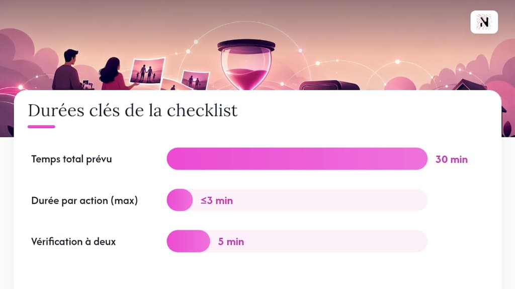 Checklist immédiate : 10 mesures à appliquer en moins de 30 minutes — overview diagram