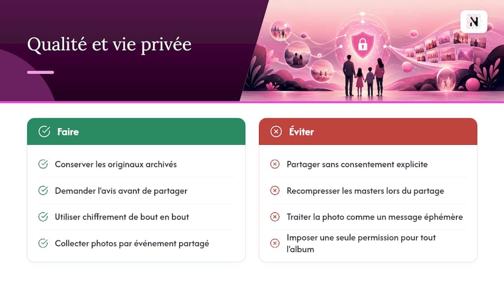 Perspective de Nara sur la qualité et la vie privée des souvenirs partagés — overview diagram