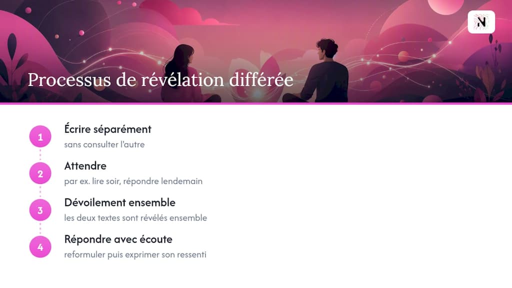 Les étapes de la révélation différée dans un couple