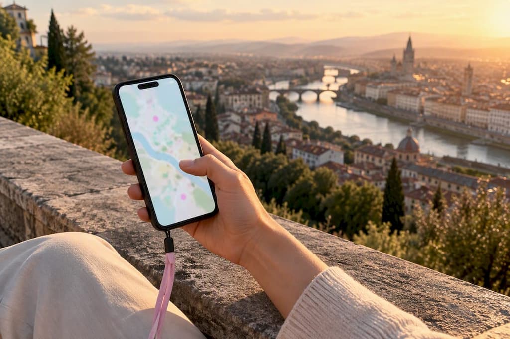 Carte interactive avec des souvenirs géolocalisés