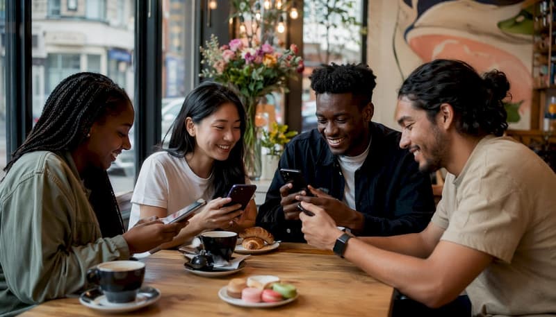 Rassembler les photos d'amis au même événement facilement
